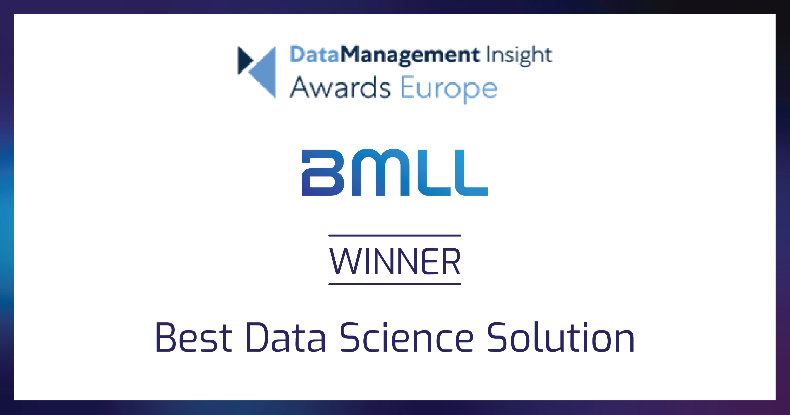 Photo for BMLL Wins ‘Best Data Science Solution’ At The A-Team Data Management Insight Awards Europe 2023 news story