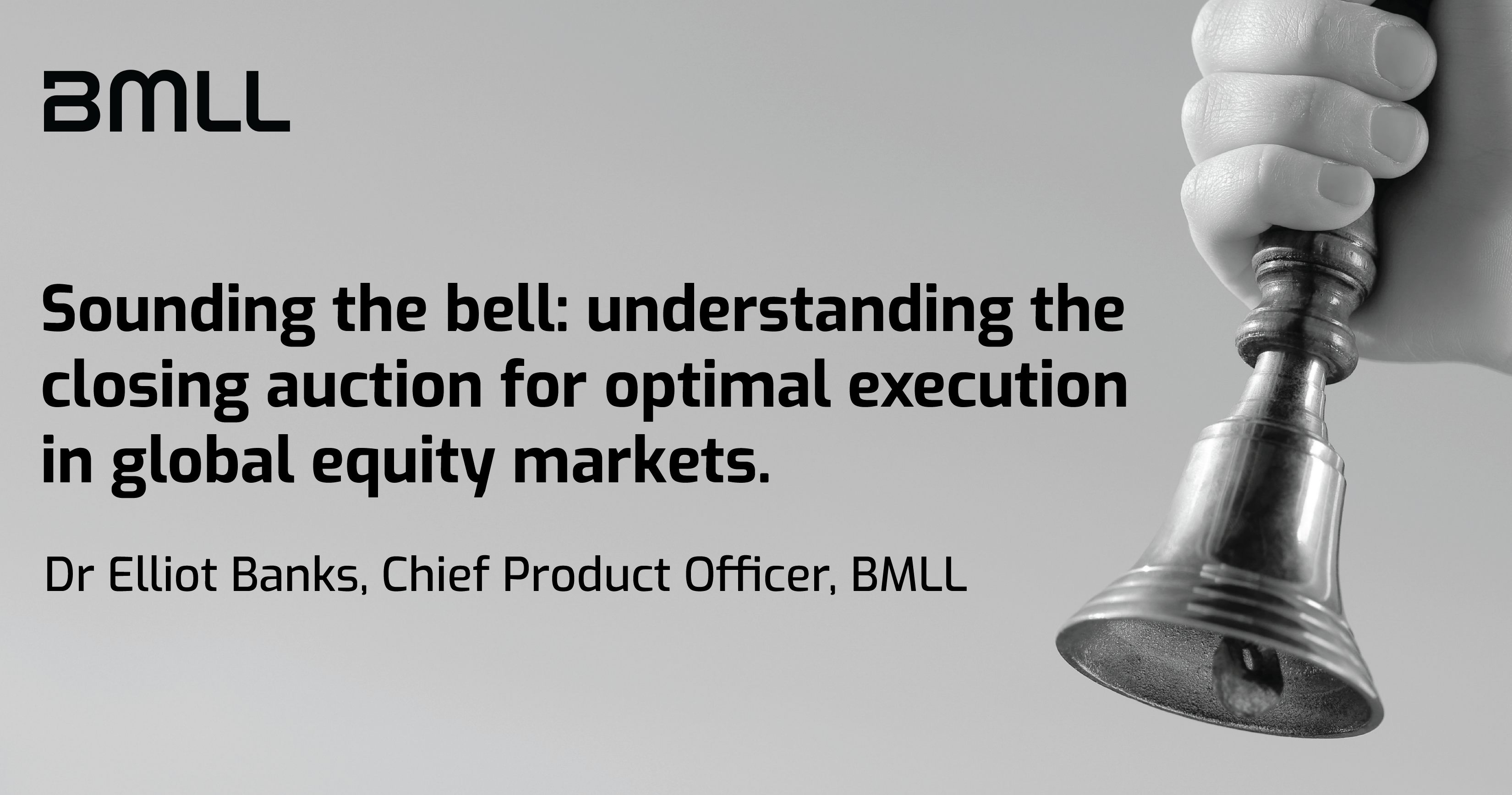 Photo for Sounding the bell: understanding the closing auction for optimal execution in global equity markets news story